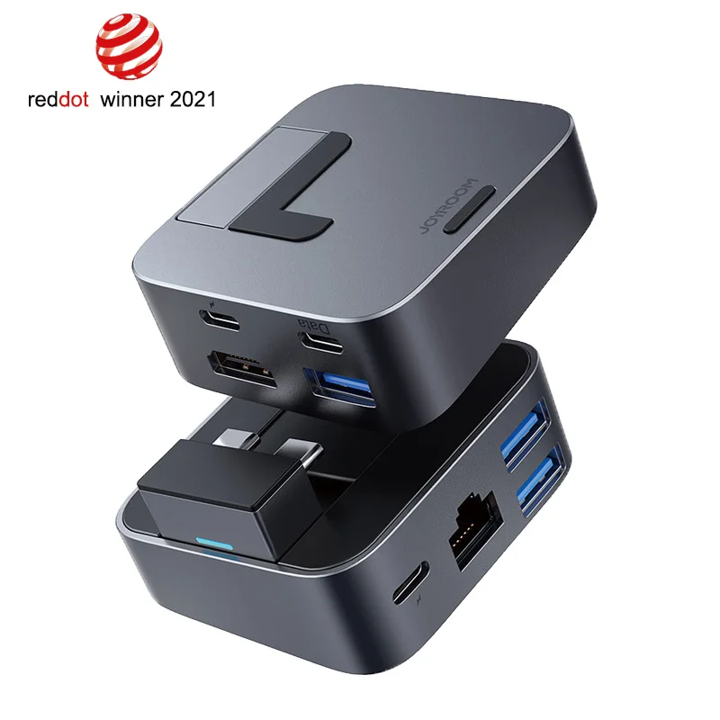 

JOYROOM Usb 3.0 Hub Type C Hub 8K HD Thunderbolt 3 Fast PD Charger 100W 8 In 1 Type C Usb Hub Magnetic Docking Station Usb C