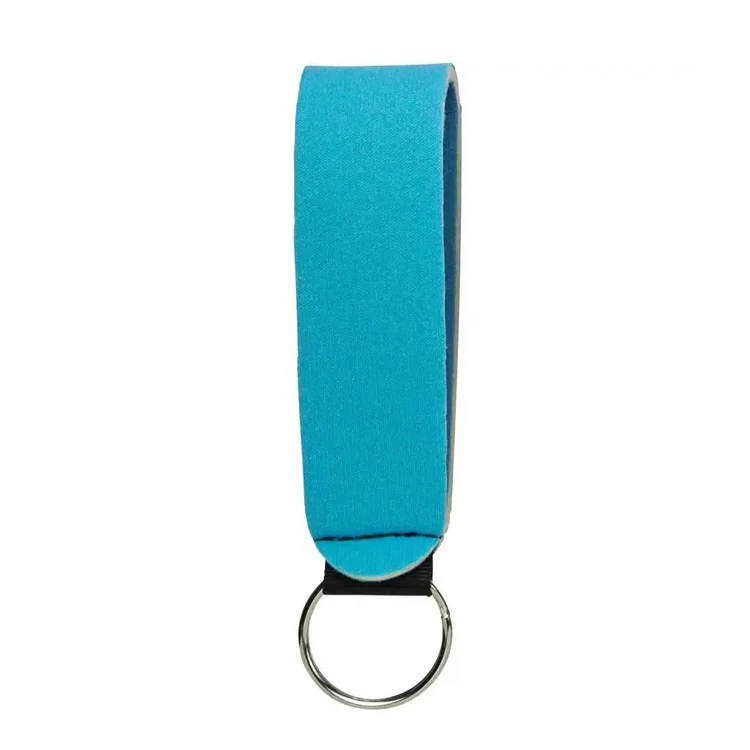 Promotional Custom Neoprene Keychain Wrist Strap Key ...