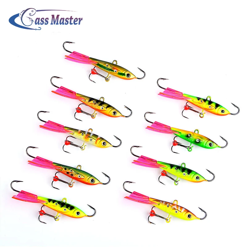 

Bassmaster 10g-20g Winter Ice Fishing Lure Winter fishing Bait Hard Lure lead jig lure