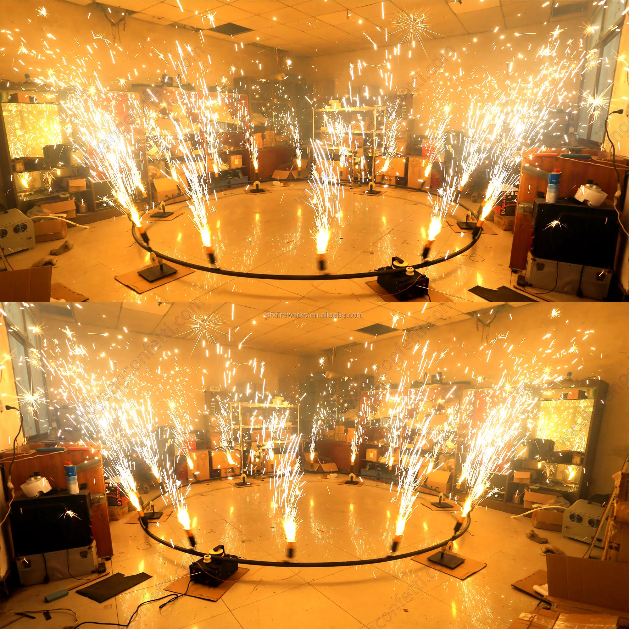 Pyrotechnic Machine Cold Indoor Electric Sparkler Marriage Hall