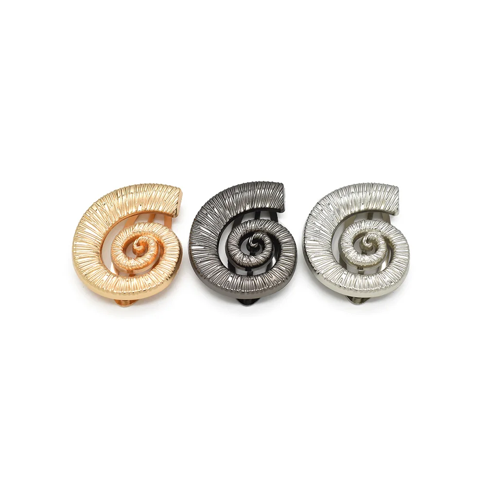 Ocean-Themed Conch Shell Swimsuit Clasps Zinc Alloy Anti-CorrosionSaltwater Proof Bikini Accessories