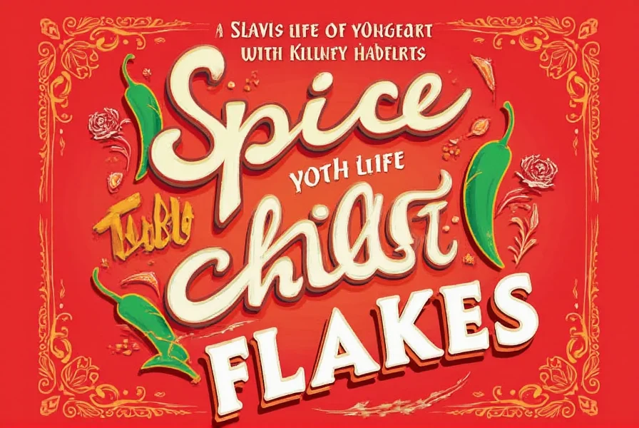 Thai chili flakes being sprinkled over a plate of pad thai