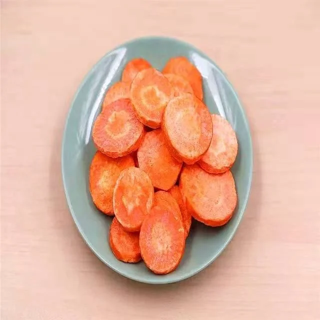 
Manufacture freeze drying carrot crisp healthy veggie chips 