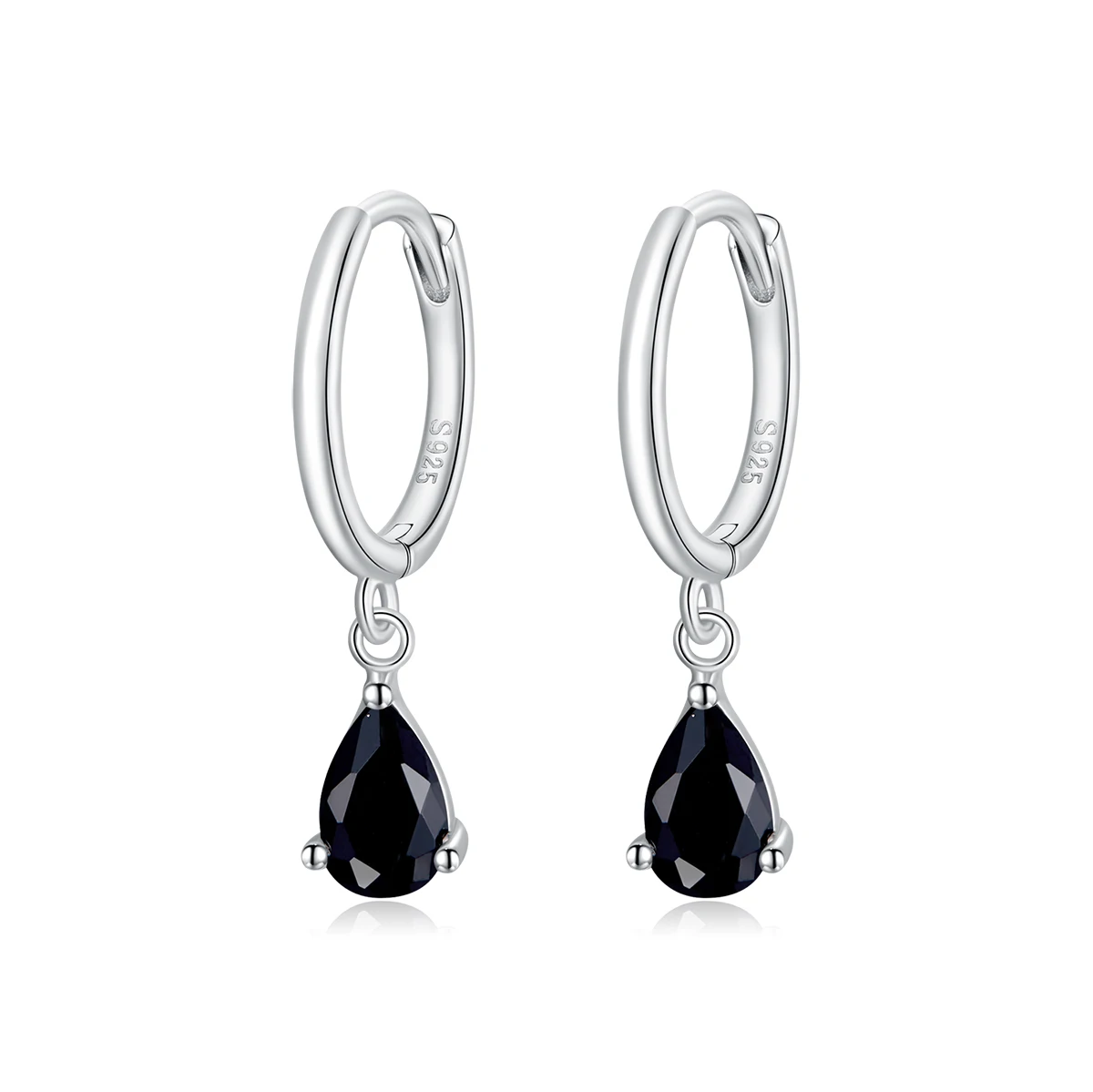 

SCE1018 Hot sale water drop cubic zirconia silver 925 drop earrings