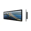 Stretched Bar Ultra-wide LCD Display for BUS/METRO/TRAIN advertising ce rohs fcc ul