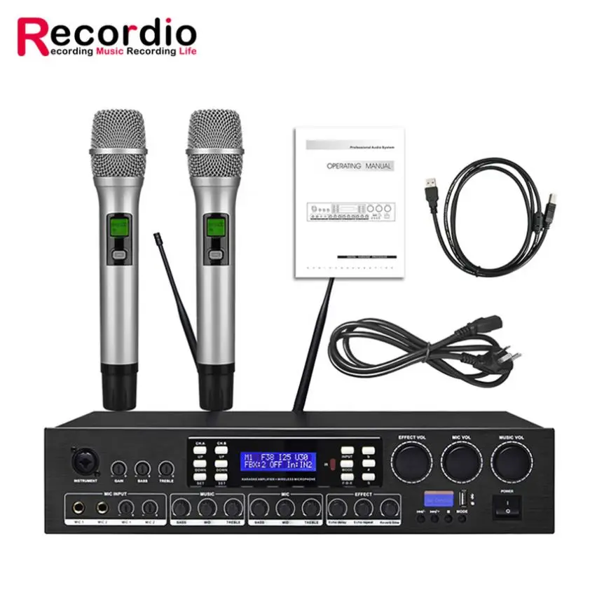 

GAW-L900 Brand New Studio Recording Microphone Kit With High Quality, Black