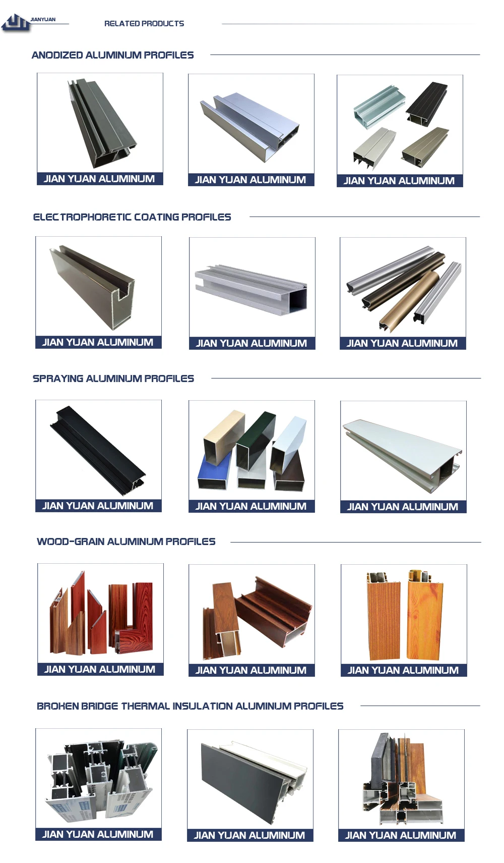 The best door window extrusion aluminum profile for sliding door