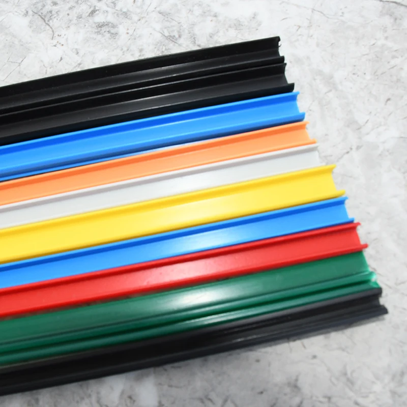 

Customized High Standard Pvc Cover Strips T-Slot Covers Strips In Different Colors Aluminium Profile Cover Strip