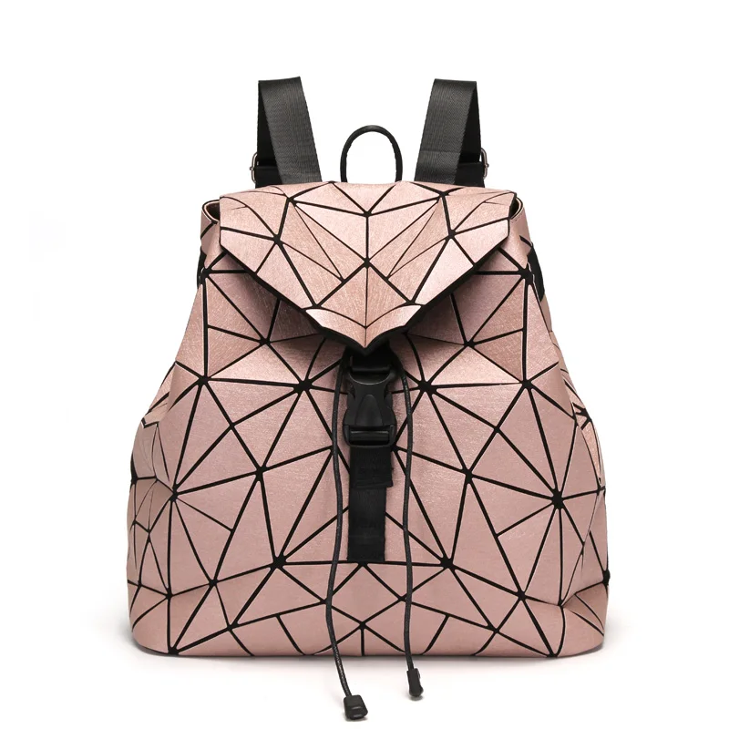 

Drapshipping fashion geometric high capacity strong travel backpack school bag for women