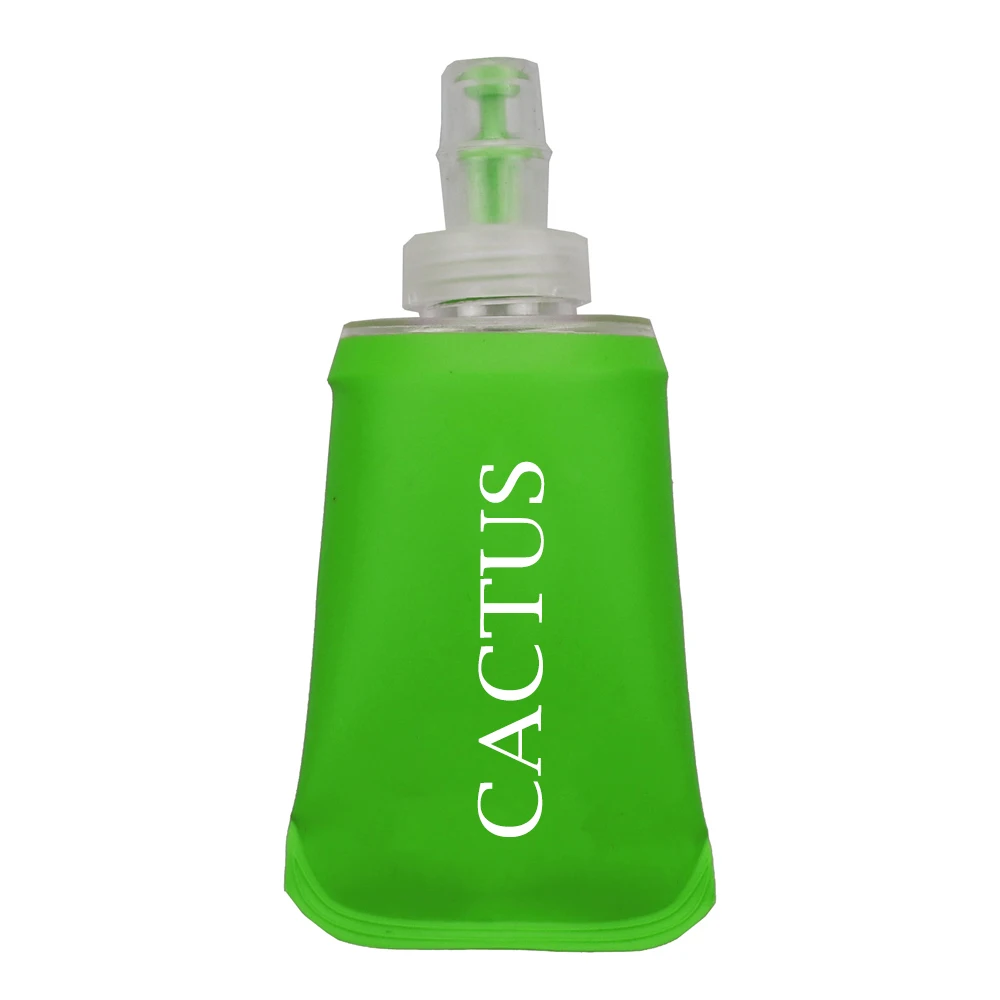 150ml 250ml 500ml Reusable mini foldable children carry Soft Flask TPU Squeeze Outdoor Sport Running Water Bottle