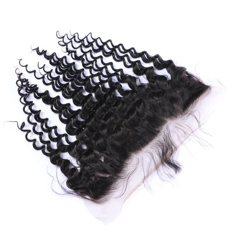 

Unprocessed double drawn hd transparent lace frontal