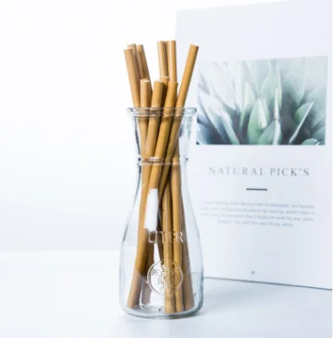 

Personalized Reusable Eco-friendly Bamboo Straw Straight Straw for Drinking