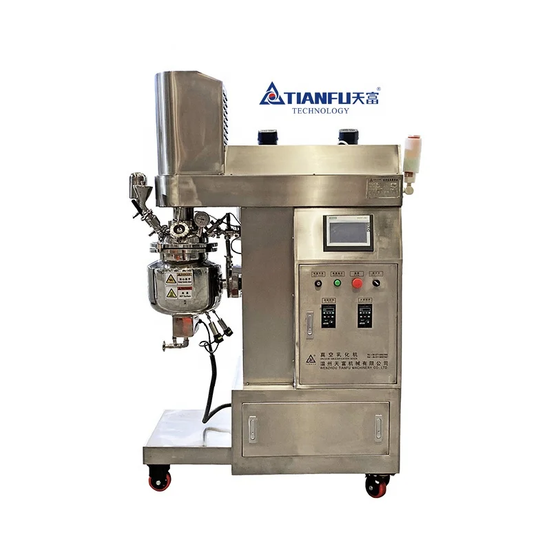 
Tianfu TFZRJ-5L Laboratory Ointment or facial cream vacuum emulsifier mixer machine 