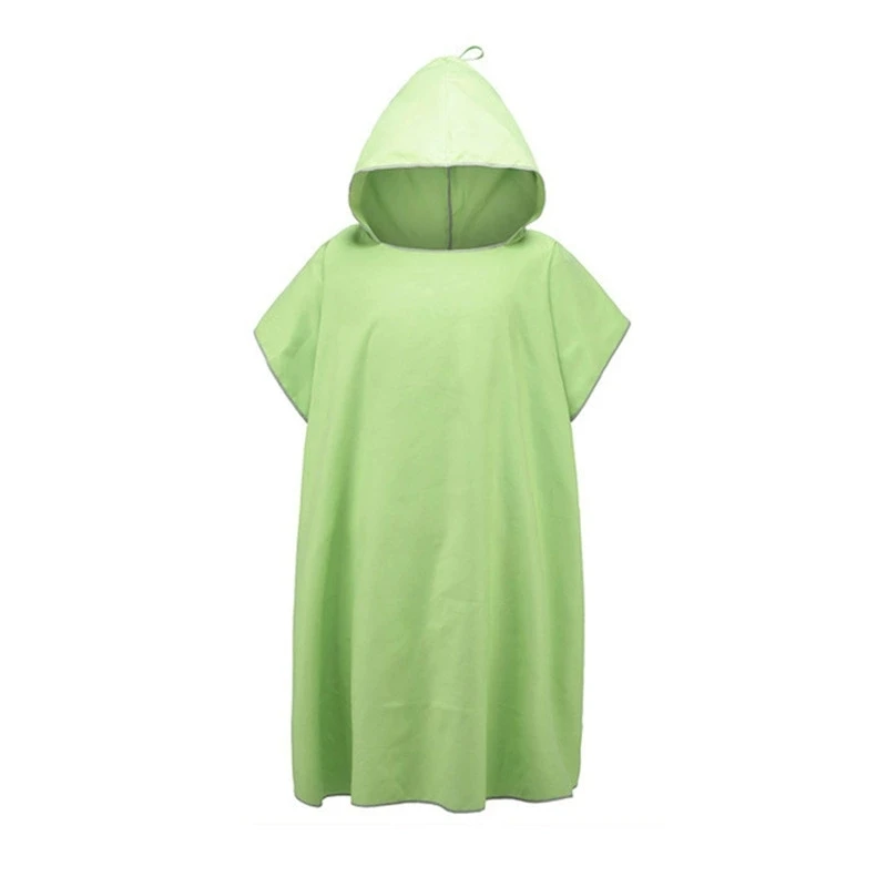 Hot Sale Quick Assorted Adult Beach Poncho Colorful Customized Logo Surf Poncho With Hood