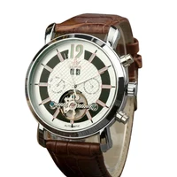 

New Arrival SEWOR 530 Fashion Casual Tourbillon Mechanical Multiple Time Zone Business Mans Watches