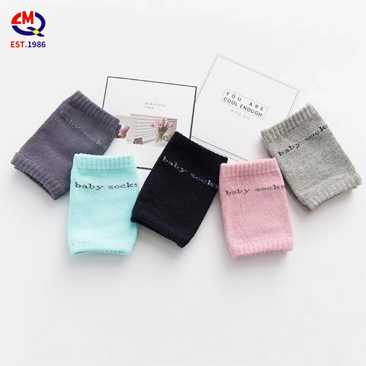 

Wholesale Cotton Cute Safety Crawling Anti Slip Baby Knee Pads Baby Crawling Knee Pads Baby Knee Pads Protector, Dark grey, red, navy, light green, black, pink, light grey, blue