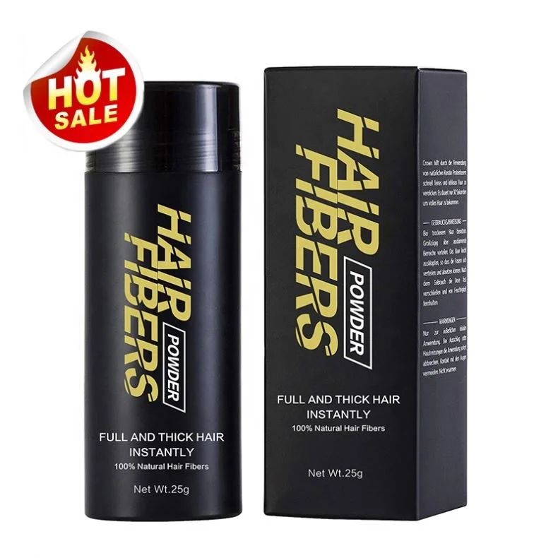 

factory price hair growth keratin black fibers powder hair building for thin hair
