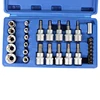 QH-HW062 Tamper Proof Torx Star Bit Socket Set Drive Security Garage Tool