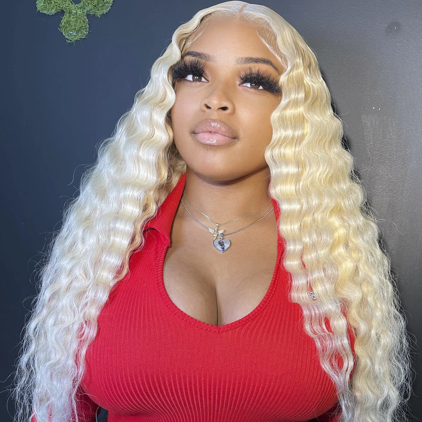 

613 Blonde Transparent Hd Lace Front Wigs 100 Unprocessed Virgin Brazilian Deep Wave Human Hair Lace Frontal Wig Pre Plucked
