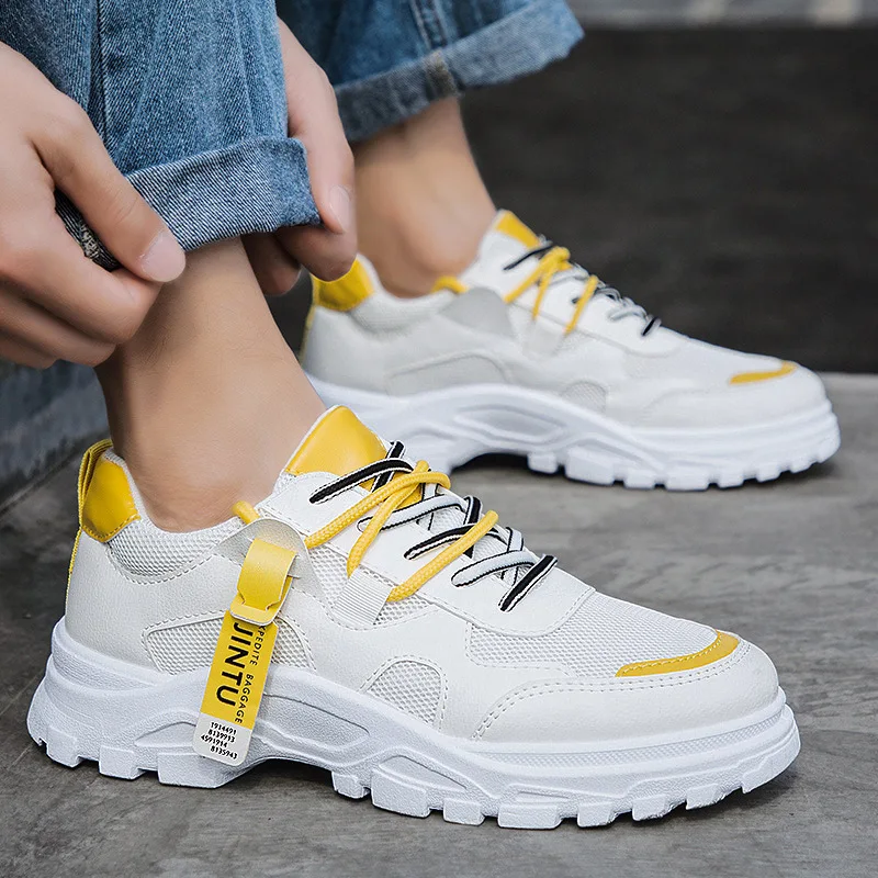 

Sports Korean Breathable Wholesale White Fashion Casual Shoe Sneakers Shoes For Man