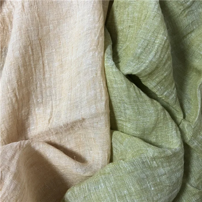Light Weight Stone Enzyme Washed 100 Linen Gauze Fabric Buy 100