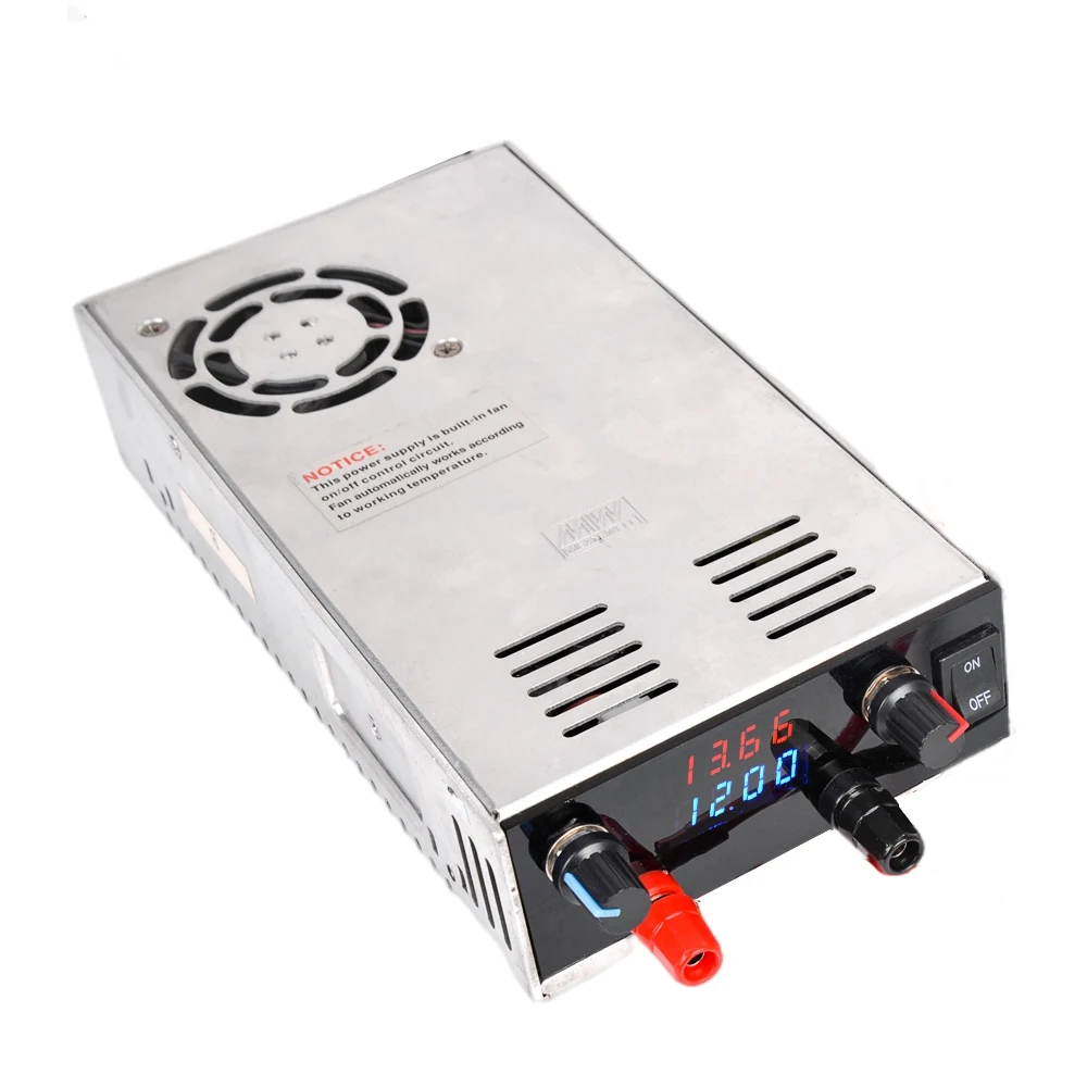 

12V Lifepo4 Charger 24V 15A Lithium Battery Adapter Electric Vehicle Adjustable Voltage and Current Battery Charger