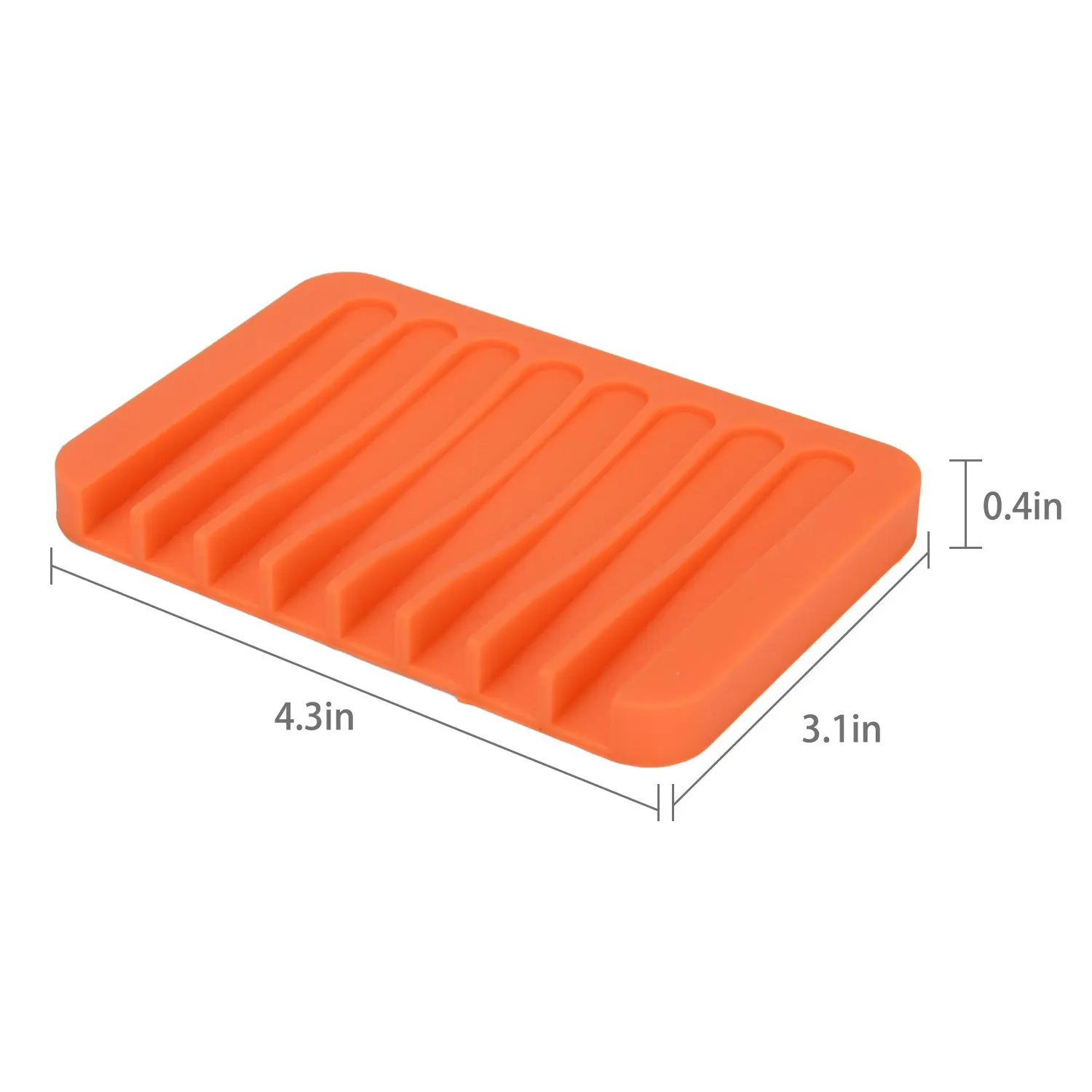 Eco Friendly Bathroom Silicone Soap Holder Case Box Travel Soap Dish