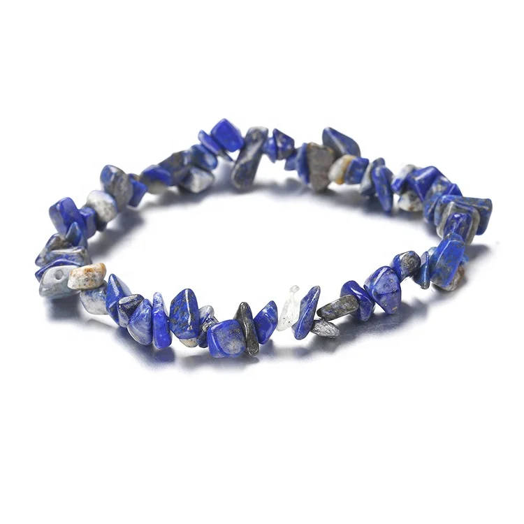 

Wholesale Stretchy Natural Stone Gemstone Chips Bracelet, Picture