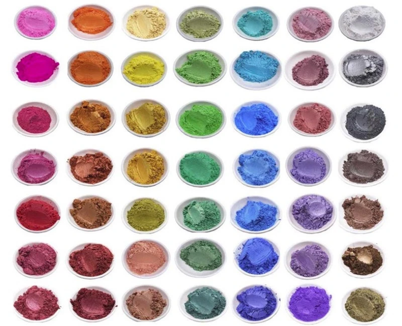 colored mica powder,magic coloring pearl pigment for plastics