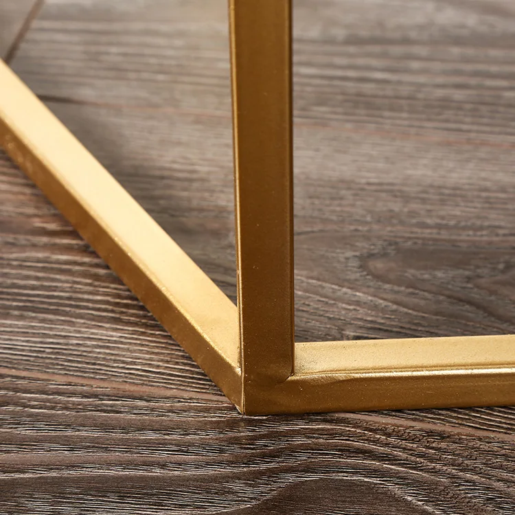 Creative Metal Geometric Home Decor Designer Tea Coffee Table 