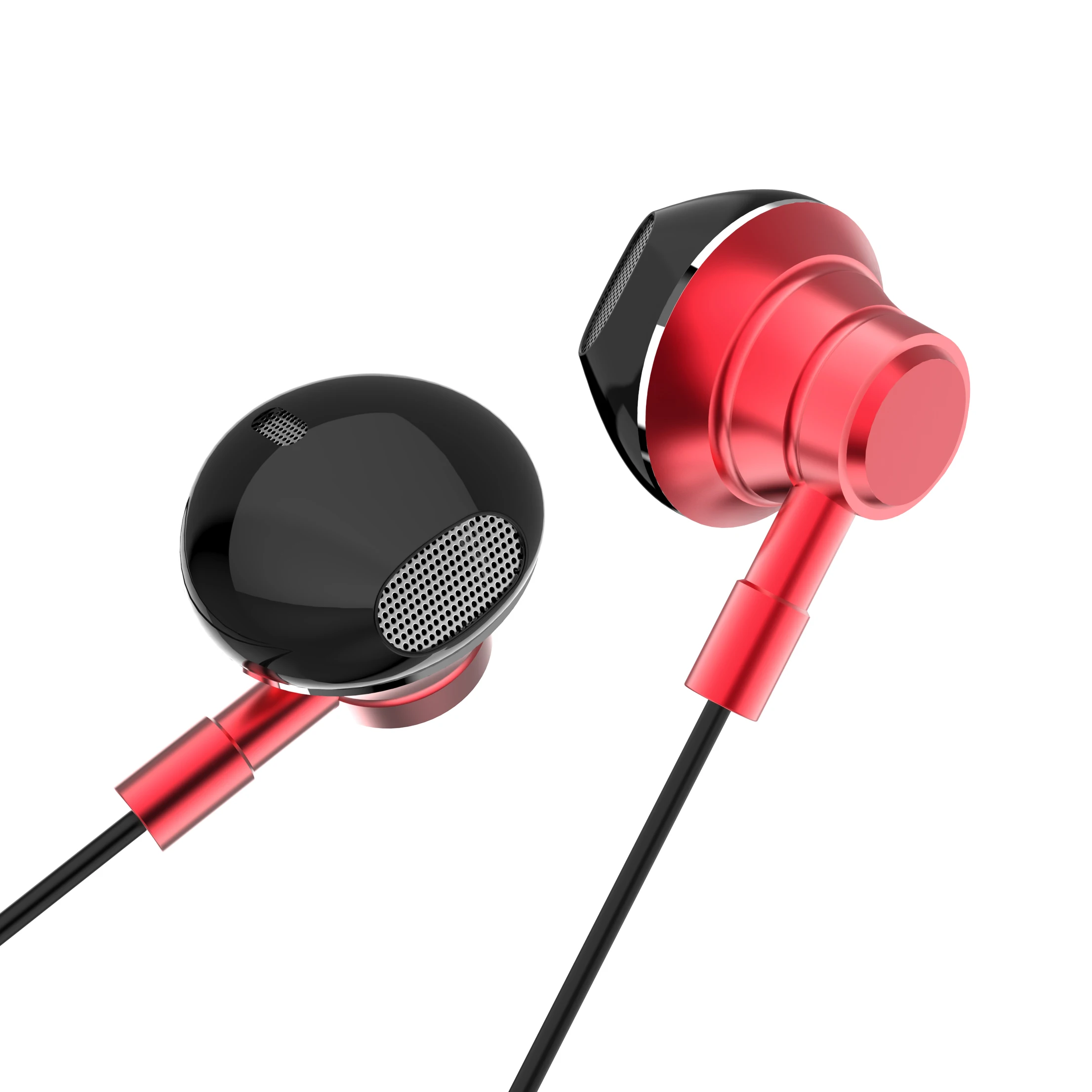 

3.5mm In-Ear Subwoofer Wired Stereo Earbuds Earphone With Built-in Microphone Compatible With Smartphones Tablets MP3 Headphones