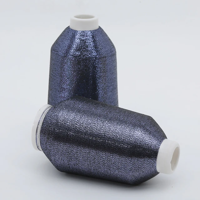 
High toughness hand-woven line sewing thread manufacturers selling polyester metallic yarn 