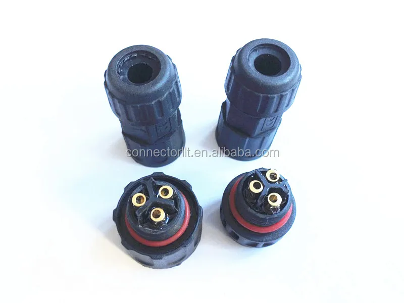 M19 Waterproof Male And Female Electrical Connector Ip68 2 3 4 Pin
