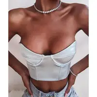 

R30292S new arrival sexy off shoulder pure color women's crop tops