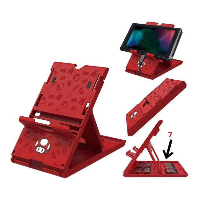 

Game Holder Adjustable Bracket For Nintendo Switch Stand Games Card Accessories, Picture