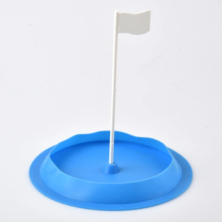

New Design Golf Hole Cup Putting Practice Golf Putting Cup with Flag, Blue,green