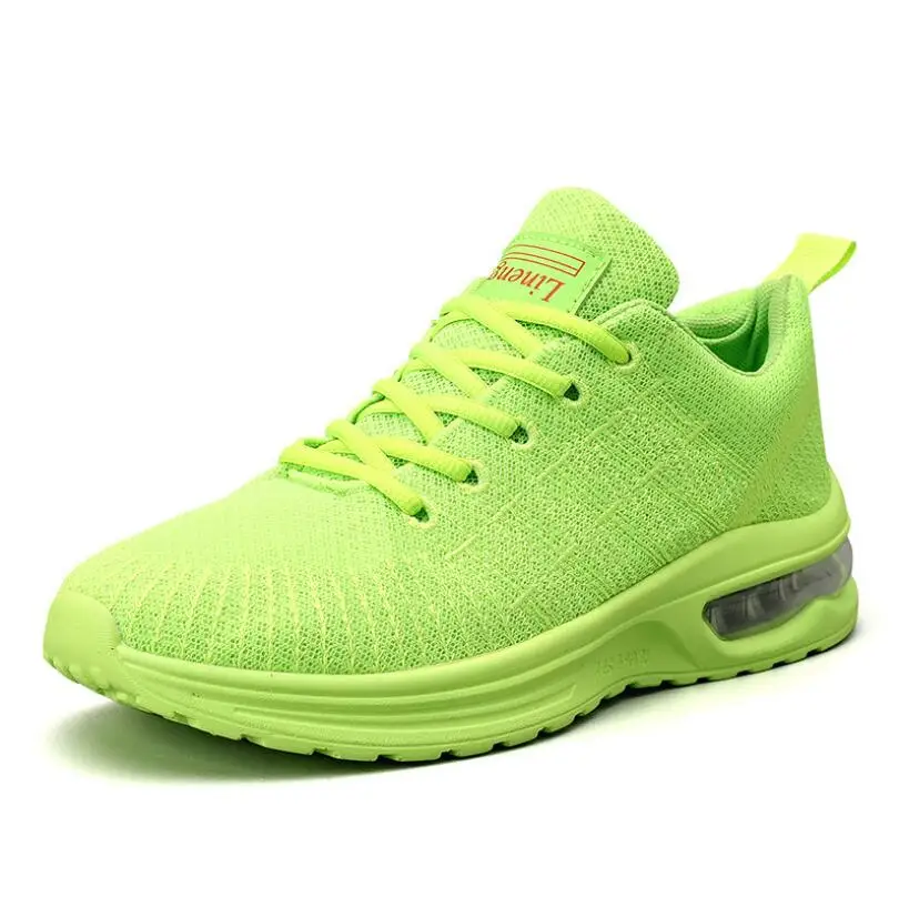 

Fashion white black running sneakers low price air net for men sneakers, White, yellow, red, green, black