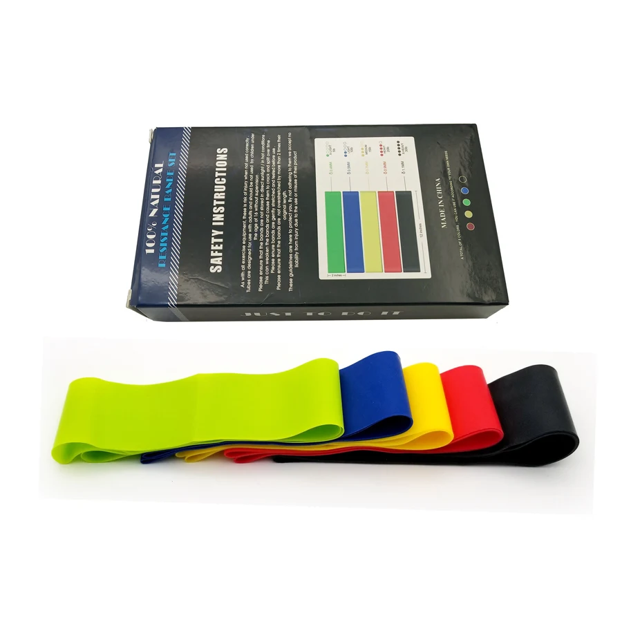 

High Quality Elastic Resistance Bands, Black,red,blue,green,yellow or custom