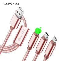 

Factory Price Wholesale usb 2.0 mobile fast 3 in 1 charging cable