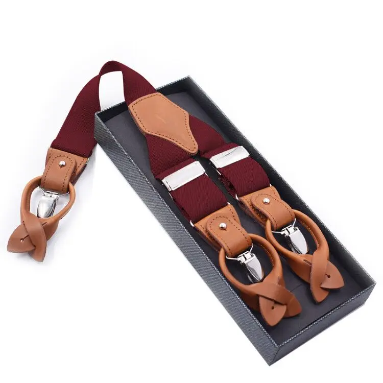 
Yiwu Longkang Fashion top sale leather suspenders 