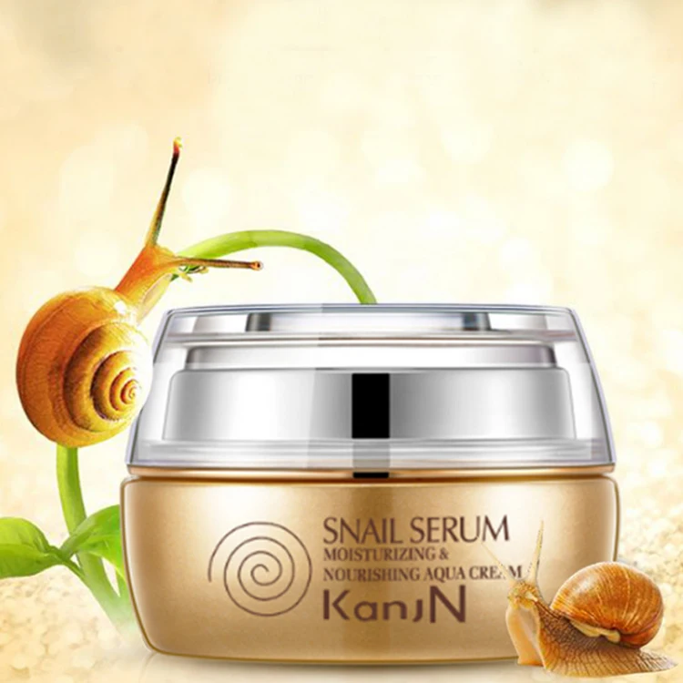 

Wholesale Female Skin Care Cream Repairing Firming Anti-wrinkle skin Whitening Snail Face Cream