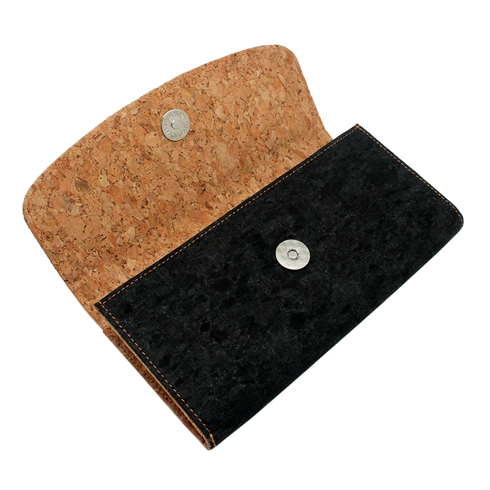 

Personalized Customized Cork With Pu Men Slim Wallet With Pocket