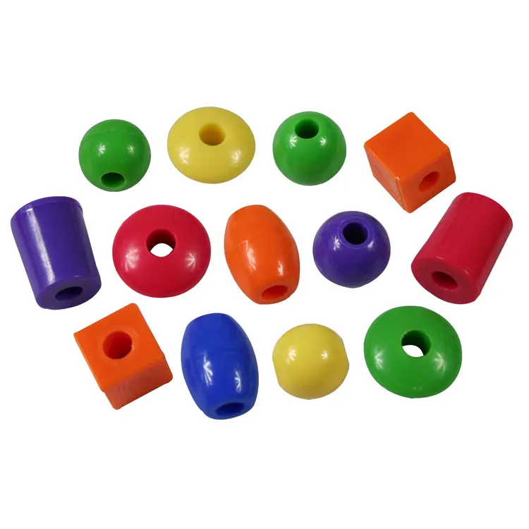 
Amazon Hot Sale 90 Pcs Lacing Beads Toys For Kids With Strings 