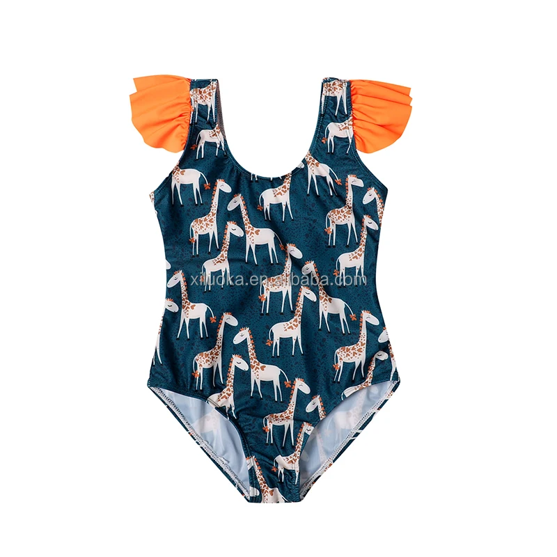 

2021 New Hot-selling Girls One-piece Swimsuit Cartoon Printing Cute Comfortable Hot Spring Vacation Swimsuit, Picture