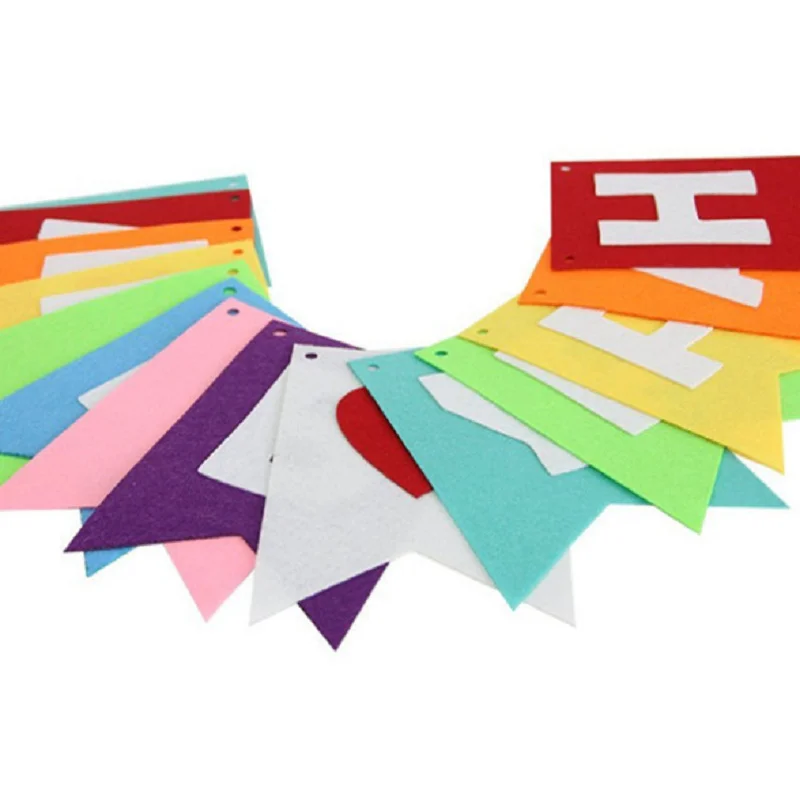 wholesale from factory felt string flag