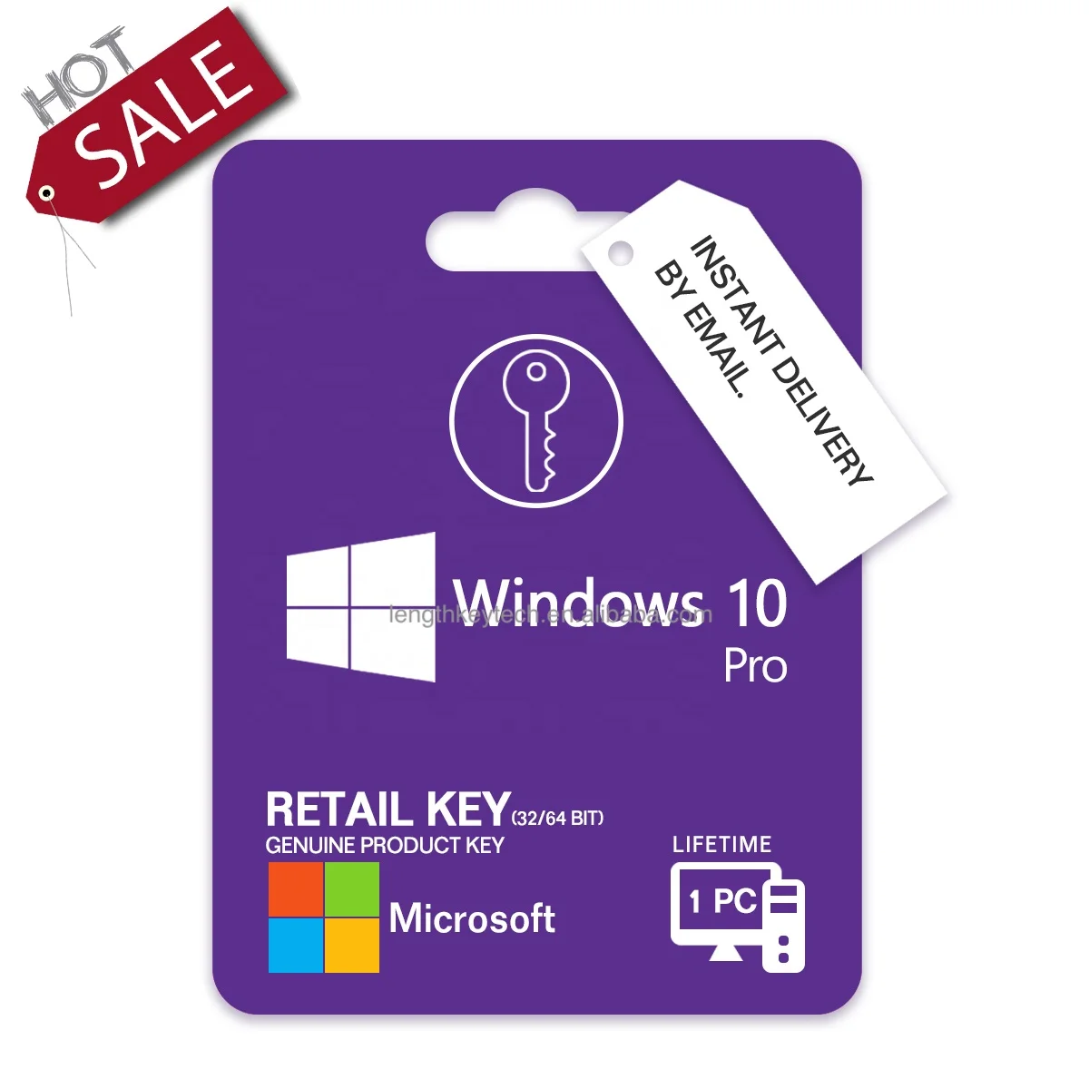 

24/7 Online Email Delivery Windows 10 Pro Retail Key Online Activation Genuine Original Digital License Lifetime