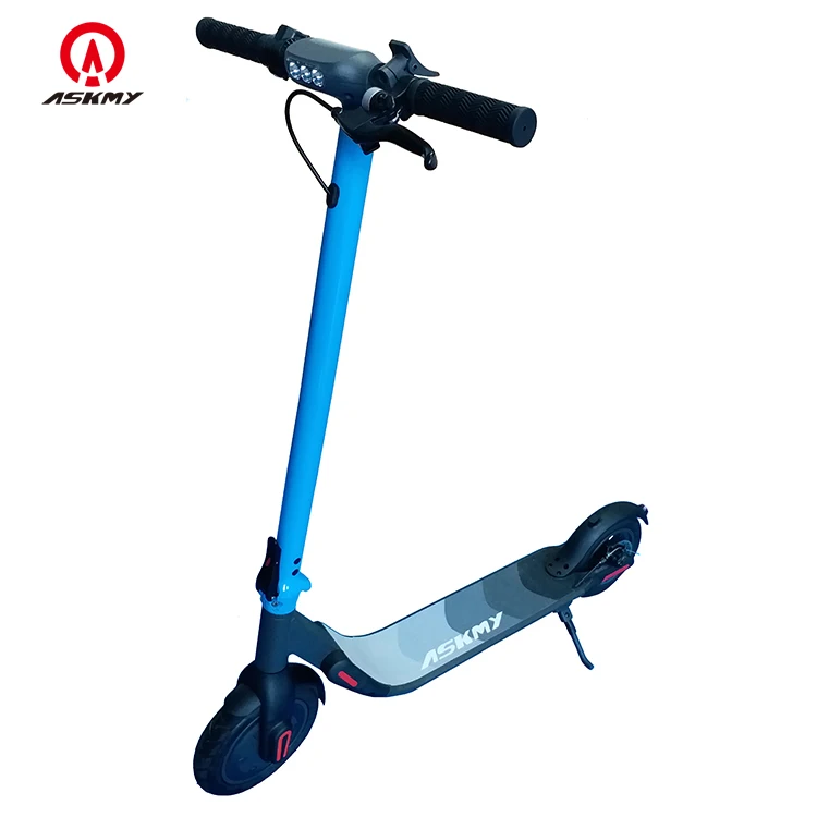

ASKMY Warehouse European hot sale outdoor sport portable similar to xiao mi m365 electric scooter for adults, Black/white