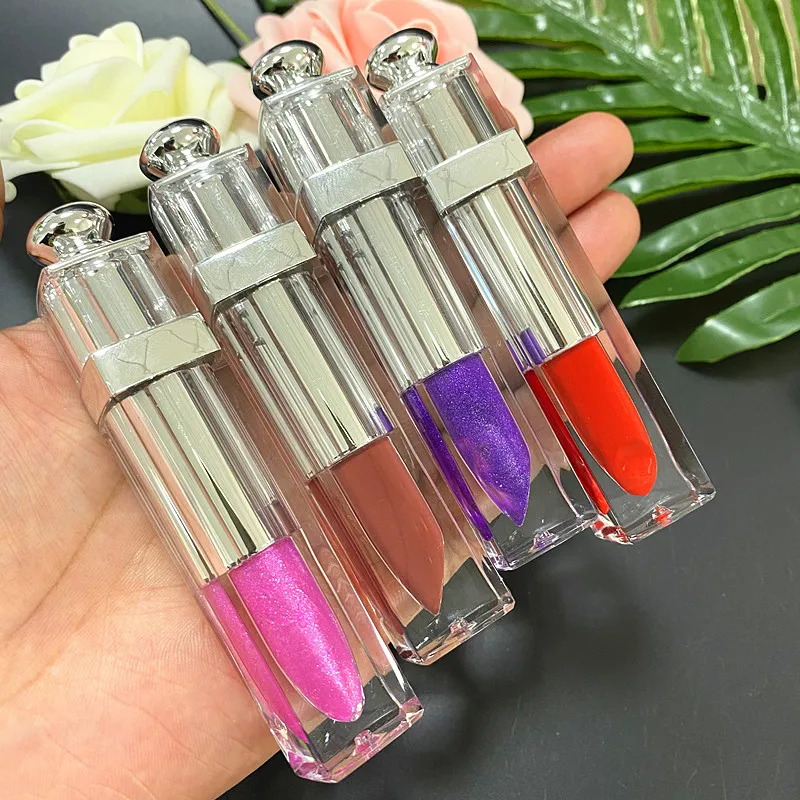 

Hot custom vegan lip lip gloss private label maker waterproof color lip gloss