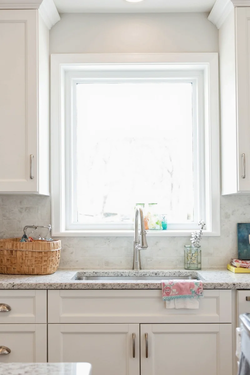 Different faucet styles matching various kitchen decors