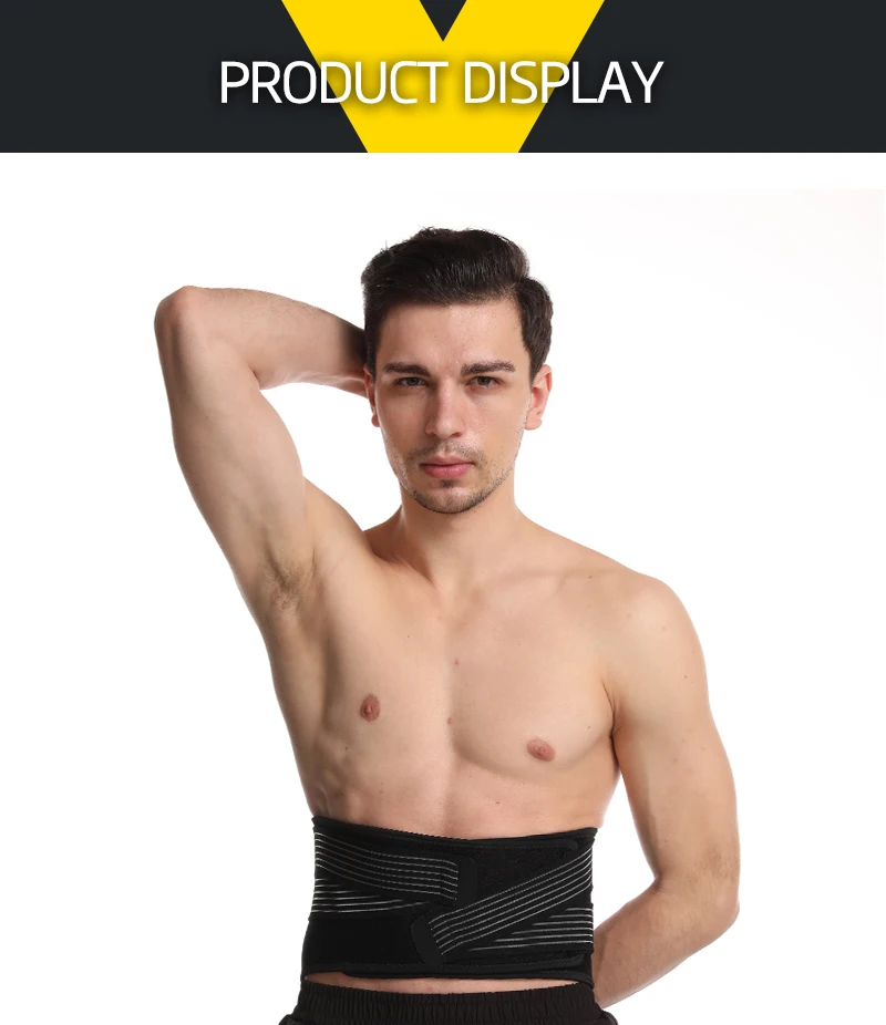 Working Lumbar Belt Thermal Slim Waist Trainer Lower Back Support Brace